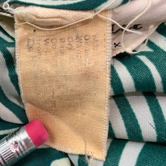 Vintage Jubilee New York Geometric Print Blouse S Pointed Collar Retro Button Up - Picture 7 of 7